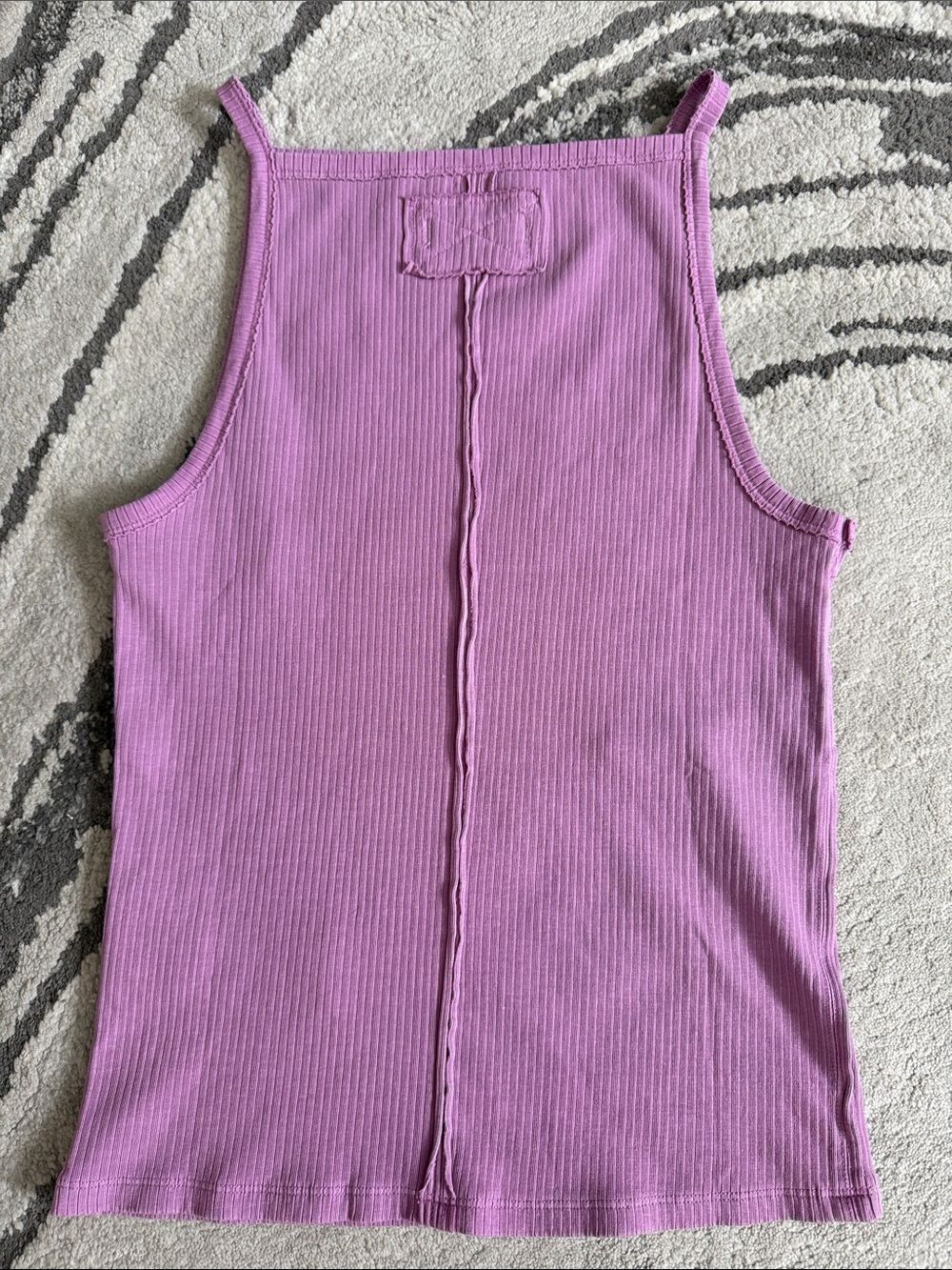 NWOT Free People MIA Ribbed Square-Neck Tank